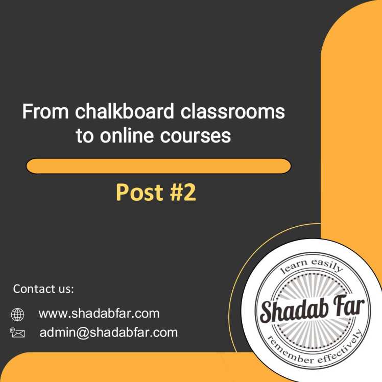 From chalkboard classrooms to online courses